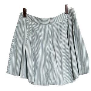 My Mum Made It Skort Sz XS Pleated Stripe Green Coquette Tennis Athleasure